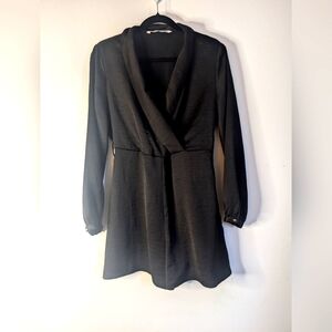 Zara black romper medium